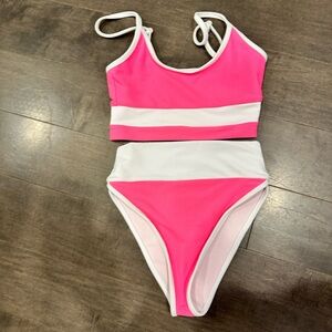 Two piece bathing suit